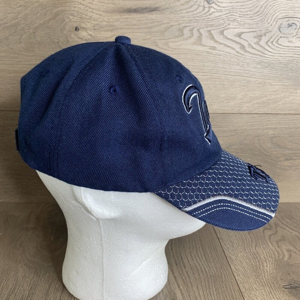 Texas Souvenir Ball Cap Blue Adj Hook & Loop Closure Embroidery TX Letters Texas - Picture 6 of 9